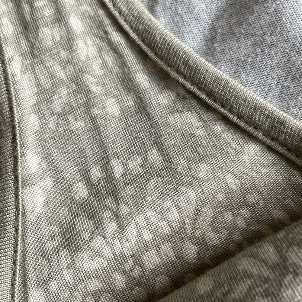 Old Navy Tank Top Dress Size L/Tall Gray White Maxi - Picture 7 of 12